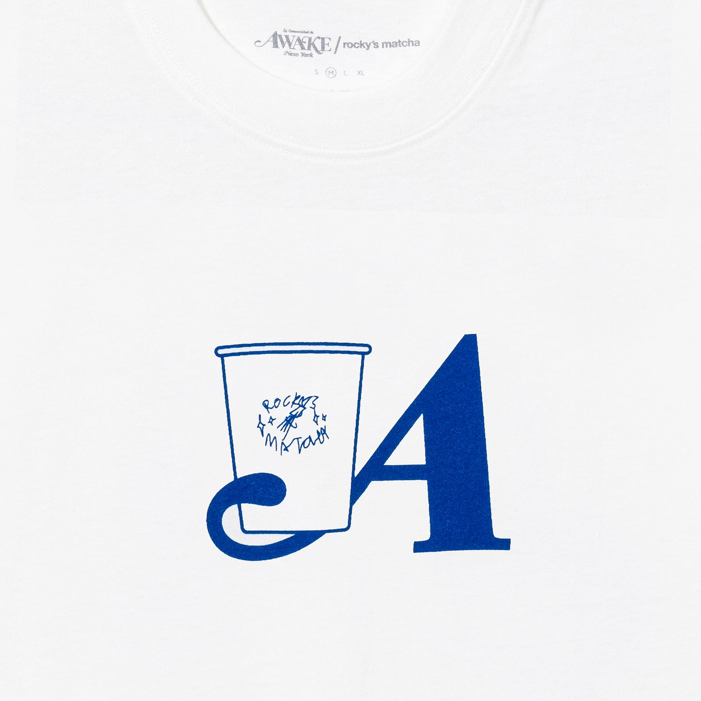 Rocky's Matcha & Awake NY T-Shirt - White