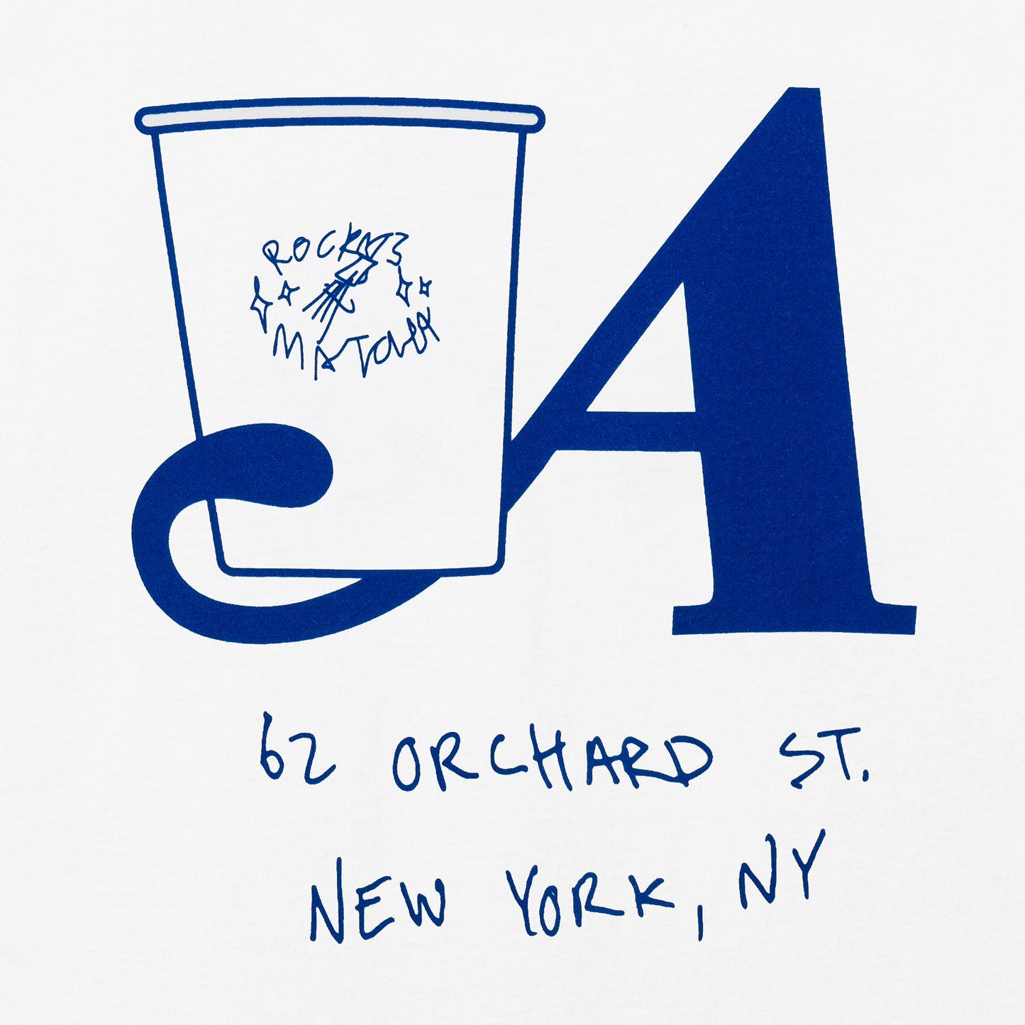 Rocky's Matcha & Awake NY T-Shirt - White