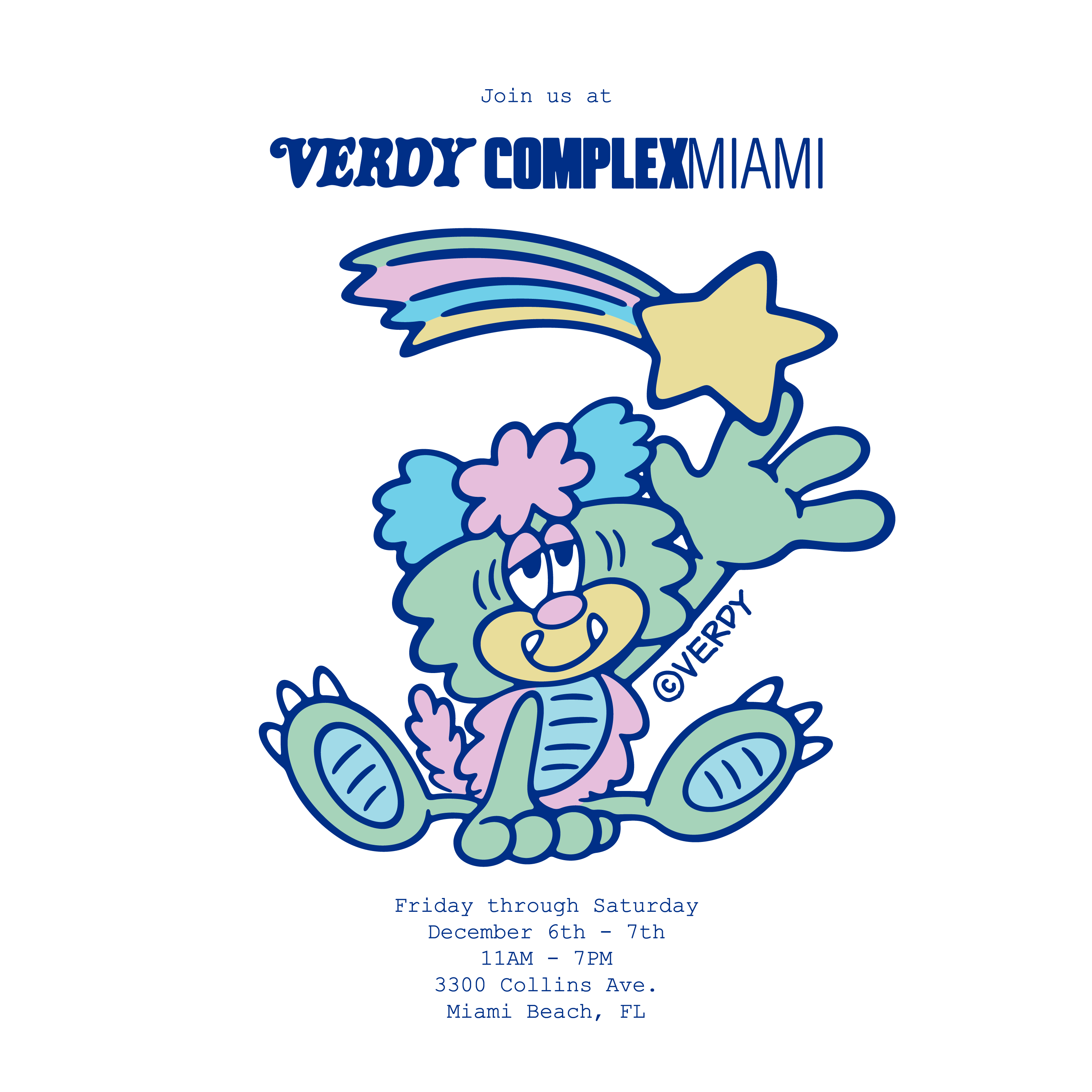 rocky's matcha + Verdy Complex Miami
