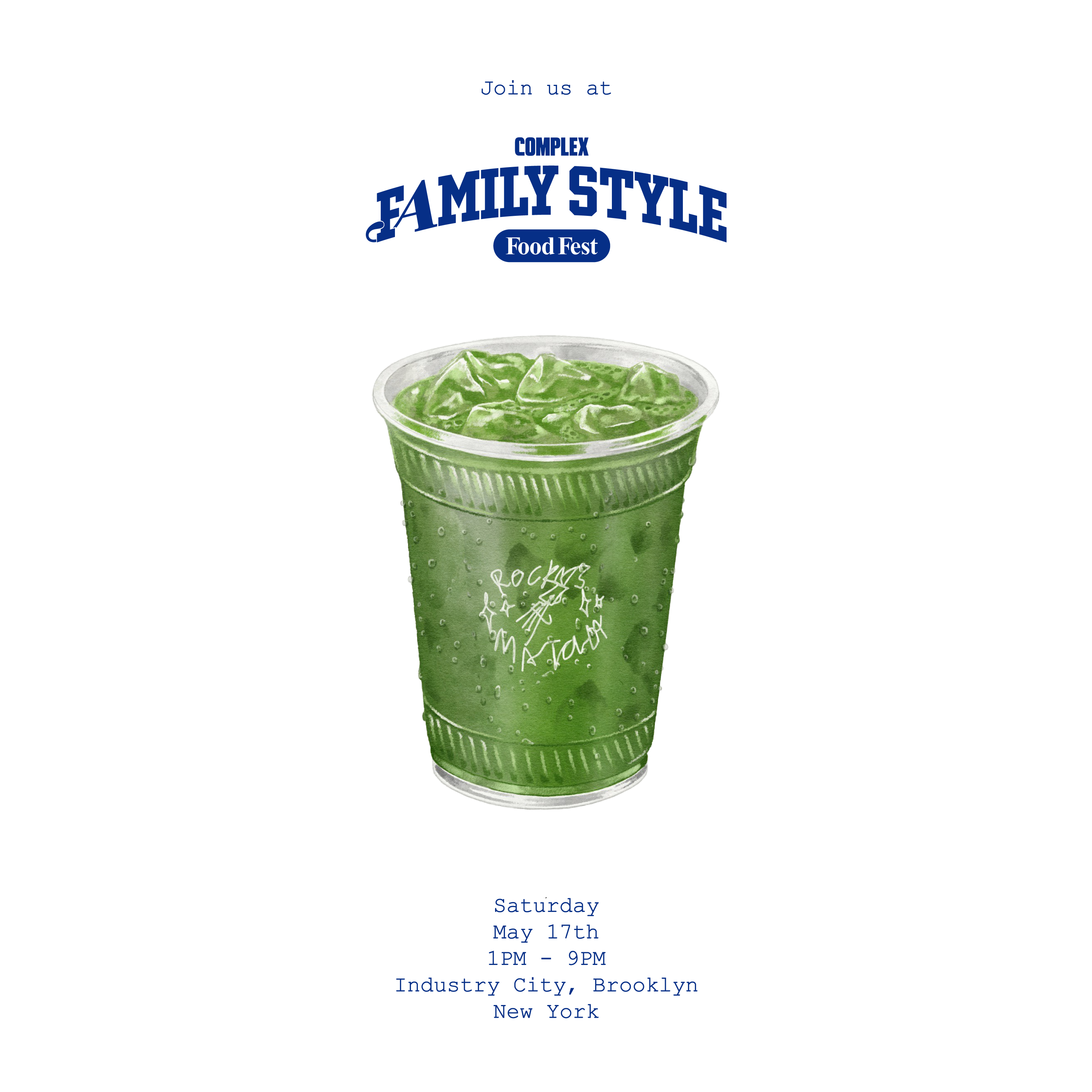 rocky's matcha + Family Style