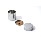 KOTODO 江東堂 Silver Metal Tea Canister 100g
